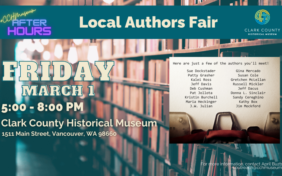 #CCHM After Hours Local Author Fair